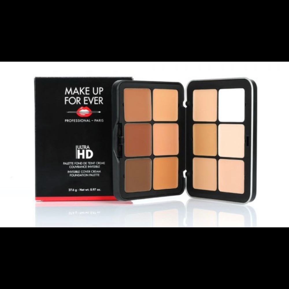 Ultra HD Invisible Cover Cream Foundation Palette